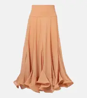 [Zimmermann] Zimmermann Balance floral midi skirt AU 14 pink