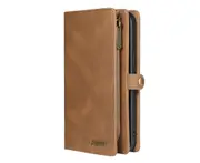 C29 Brown Smartphone Protective Diagonal Wallet Cover for iPhone 14 Plus 6.7 inch