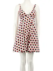 Strawberry Pattern Mini Dress