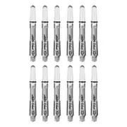 4x 3pc Target Pro Grip Polycarbonate Spin Shaft Intermediate - Clear