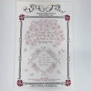 Lace Tales My Friend Brought Love Redwork Hot Iron Transfer Pattern Susan Osburn