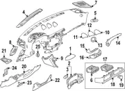 Genuine Nissan Meter Hood 68113-6GP0A