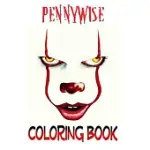 PENNYWISE COLORING BOOK: IT, HORROR, ITCHAPTER, STEPHEN KING, CLOWN, HALLOWEEN, IT MOVIE, BILL SKARSGARD, ART, HORROR MOVIES, IT CHAPTER TWO, P