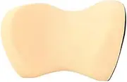 Comfortable 1PCS Car fit for Se-at Neck Pillow Support Protector Neck Memory Foam Headrest Neck Pillow U Shaped Pillows Car Accessories Interior (Color : Black) (Color : Beige)