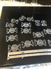 LOT 10 Sets BIKINI CLIPS Bra HOOK SNAP PLASTIC CLASPS STRAP FASTENER Breakaways