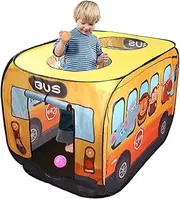 Popup Tents for Kids - Kids Playhouse Outdoor, Cartoon Design Play Tents for Boys - Outdoor Play Equipment, Kids Playhouse Outdoor, Kids Tents Indoor Playhouses Foldable for Indoor