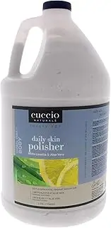Cuccio Naturale Daily Skin Body Polisher - Soothes And Softens - Gentle Exfoliation Process - Lifts Dead Cells From Surface - Smooth And Radiant Results - White Limetta And Aloe Vera - 3.78 L Scrub