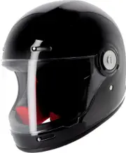Helstons Naked Full Face Brilliant Carbon Helmet, black, Size XL for Men