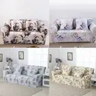 Stretch Floral L Shape Sofa Covers Elastic Slipcover Couch Settee Armchair Cover