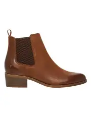 [Windsor Smith] Ravee Heeled Chelsea Boots in Tan