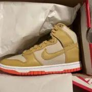 Nike Dunk High Retro Premium Wheat Orange Women’s 5.5 Kids 4