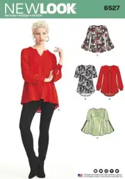 New Look Sewing Pattern 6527 Misses Tunic 3 Styles Two Lengths Sizes 8-20 UNCUT