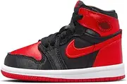 [Jordan] Toddler's 1 Retro High OG Satin Bred Blk/U Red-Wht (FD5305 061)
