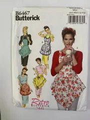 Butterick Sewing Pattern B6467 - Misses Aprons - S-XL - Uncut