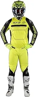 Troy Lee Designs SE Ultra Jersey; Membrane Black/GLO Yellow XL