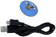 Micro USB (Type B) to USB (Type A) Cable for Bose SoundLink Mini/Mobile II Bluetooth Speaker; Air Digital Music System + HQRP Coaster
