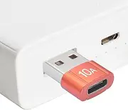 to USB Adapter | Female to USB Male Adapter for Charge | Type-C Female to USB-A Male Adapter Converter Support Data Transfer & Stable Charging for Laptop, Chargers,