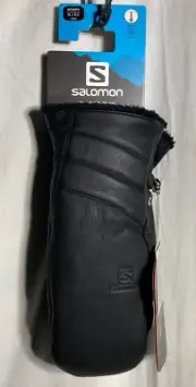 Salomon Native Primaloft Leather Palm Mitt Adult Women- Black XL