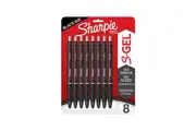 Sharpie Gel Retractable Gel Pen Black Pack Of 8