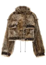 Darkpark Kayle Faux fur Jacket - Brown - M (UK12 / M) M (UK12 / M)