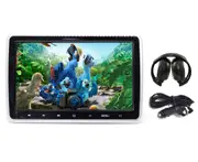 Elinz 10.1" TFT Active Headrest Car DVD Player HD 1080P Digital Screen USB SD 9"