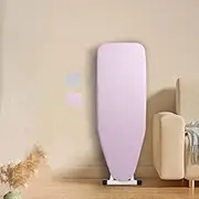 Heat Resistant Iron Board Cover with Drawstring 36x13in Cotton Iron Pad Covers Replacement Ironing Board Cover Fits Standard Ironing Boards Easy Fit(Pink)