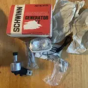 VTG New 1977 SCHWINN CONTINENTAL GENERATOR 4 235 Head Light Set box Manual Old