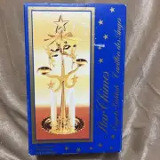 Vintage Star Chimes Engels-Geläute With 4 Candles Boxed Made IN Sweden