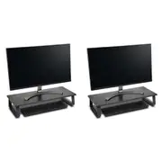 2PK Kensington Wide Riser Stand/Holder Platform For 32" Computer Monitor Black