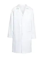 NEW! - Unisex White Lab Coat - Long Sleeve - Medical, Doctor, Clinic, Laboratory