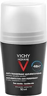 Vichy Homme Roll-On Deodorant for Sensitive Skin 50 ml
