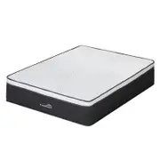 Familand Single Size Mattress Pocket Spring Medium Firm Memory Foam 35cm in Grey
