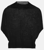 [Rick Owens] Rick Owens Virgin wool top AU 14 black