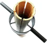 Bamboo Splitter 6 Cut;Made of Steel.A Tool for Dividing Bamboo Into 6 Pieces Evenly (large Size 6Cuts)