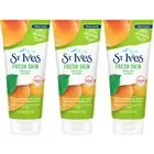 3 Pack St.Ives Naturally Clear Fresh Skin Apricot Exfoliant Scrub 6 Oz Each