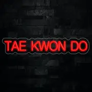 Tae Kwon Do LED Neon Sign 27"L x 5"H #32767