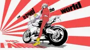 Anime yor forger anya motorcycle spy x family Playmat Gaming Mat Desk