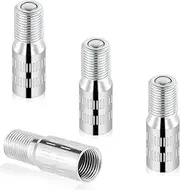 4pcs 27mm/1.06inches Valve Caps Stem Extension, Brass Tire Valve Extenders Tire Cap Extenders Adapter Wheel Tire Valve Stem for Auto Vehicle Motorcycle Truck Bus RV