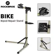ROCKBROS Adjustable Bike Repair Stand Foldable MTB Bicycle Work Stand Tool Tray