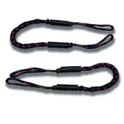 2 Pcs 5' Boat Jetski kayak pontoon PWC Bungee Cords Dock Lines Mooring Rope Cord
