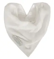 Towel Bandana Bib (White)