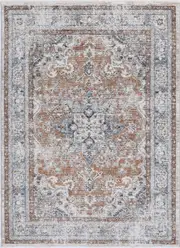 Radiant multi traditional rug