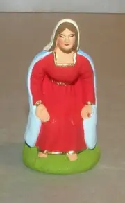NEW Virgin with red dress, Santon Marcel Carbonel number 2