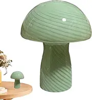 Mushroom Night Light - Light Color Adjustable Glass Night Light - Cute Decorative Night Lamp, Portable Table Lamp for Home, Bedroom, Living Room