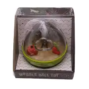 P.L.A.Y. Wobble Ball Treat Dispensing Dog Puzzle Maze Toy - Green Base