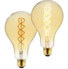 2Pack PS30 LED Spiral Filament Light Bulb, Vintage Bulb, 2200K, 4.5W, E26, 250LM