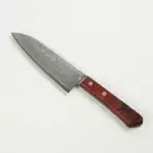 "HONMAMON" Santoku (Multi-Purpose Knife) R2(HSS) Damascus, 145mm