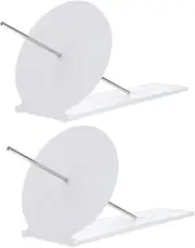 Toyvian 2pcs Equatorial Sundial Clock Educational Plastic Teaching Aid for Ancient Timekeeping Model Scientific Tool for Geography Learning and Outdoor Survival Skills