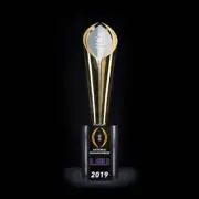 3.9'' LSU Tigers National Championship Trophy Replica Metal Trophy