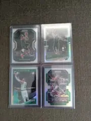 Jayson Tatum Prizm, Optic, 6 Card Lot